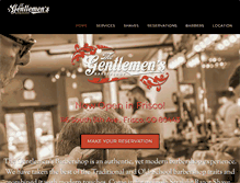 Tablet Screenshot of gentlemensbarbershop.com